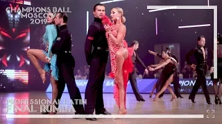 Pavel Zvychaynyy - Oxana Lebedew, GER | Champions' Ball Moscow - WDC Pro Latin - Final Rumba