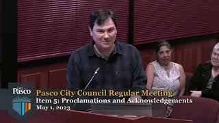 Pasco City Council Regular Meeting, May 1, 2023