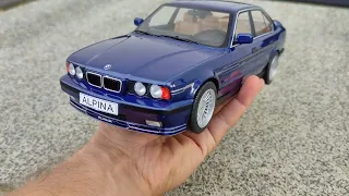 BMW E34 ALPINA B10 4.6 ENGINE 1:18 SCALE METAL MODEL UNBOXING ModelCarGroup