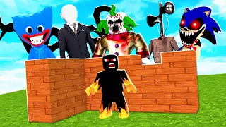 CONSTRUA PARA SOBREVIVER OS MONSTROS NO ROBLOX