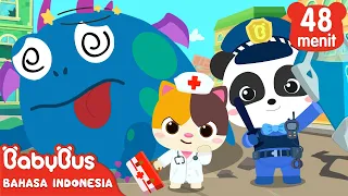 Ayo Kita Mengalahkan Monster Besar Bersama | Lagu Anak-anak | Kartun Anak | BabyBus Bahasa Indonesia