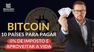 Os 10 Melhores Países para pagar 0% de Impostos nos seus Bitcoins!