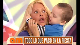 AM - Nazarena Velez y su hijo