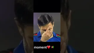 Afghanistan cricket player sad moment