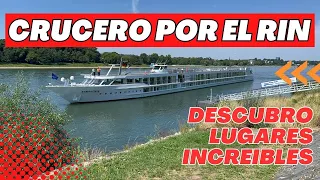 Hice un crucero fluvial en el Rin con Croisieurope y me encantó! Que lugares tan bonitos!