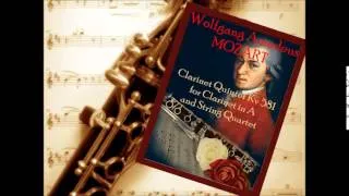 Mozart Quintet K581 Mv II, Larghetto (String Quartet accompaniment)