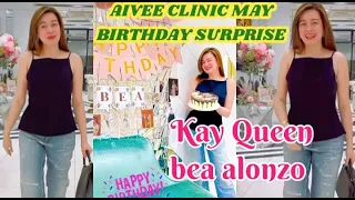 WOW MAY PA BIRTHDAY SURPRISE!!! BEA ALONZO Nasurprise SA Birthday Treat Ng AIVEE CLINIC sa Kanya