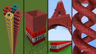 8 most mysterious experiments with TNT in Minecraft