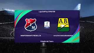 PES 2021 | Ind. Medellin vs Atletico Bucaramanga - Colombia Primera A | 10/11/2020 | 1080p 60FPS