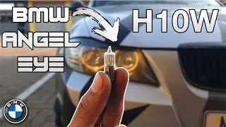 How to replace the angel eye bulb on a BMW // BMW E90 LCI Halogen Angel Eyes // H10w Bulbs