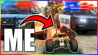 Trolling Cops with EXPLOSIVE RC CARS in GTA RP