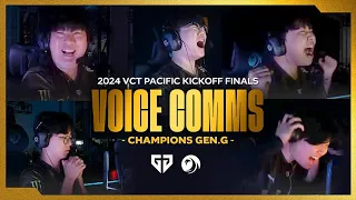 GOAT-GEN │ VCT PACIFIC KICKOFF FINAL Voice Comms