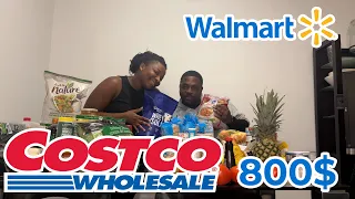 We spent 800$ on food | Betty and King Grocery haul