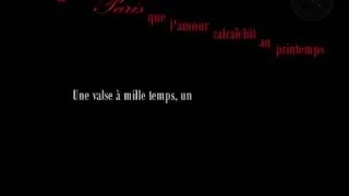 Jacques Brel - La valse a mille temps (typo animation)