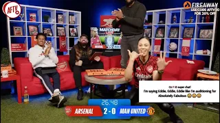 AFTV react to Saka penalty and goal, 2-0 Arsenal