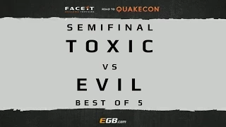 Toxic vs Evil - SEMIFINAL (Road to Quakecon 2015)