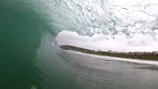 Chasing JELLO slabs and glassy WEIRD WAVES ! *Oddly Satisfying*-1