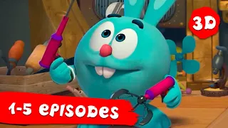 KikoRiki 3D | Full Episodes collection (Episodes 1-5) | Cartoon for Kids