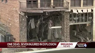 1 dead, 7 injured in explosion at downtown Youngstown bank