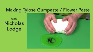 Making Tylose Gumpaste / Flower Paste for Sugar Flowers & Cake Decorations with Nicholas Lodge