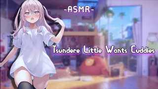 [ASMR] [F4M] Tsundere Little Wants Cuddles