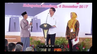 Lucu Nih!! Kakek Cecep bikin Pak Jokowi  Tertawa terpingkal pingkal