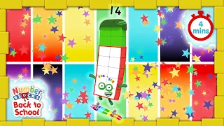 @Numberblocks- #BacktoSchool | Level Three | All the Best Fourteen Moments | Learn How to Count