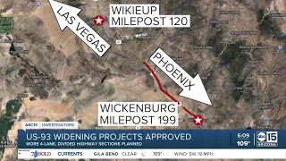 US 93 to be widened near Wickenburg
