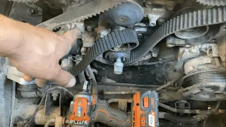 How to do a timing belt on a Mitsubishi Montero