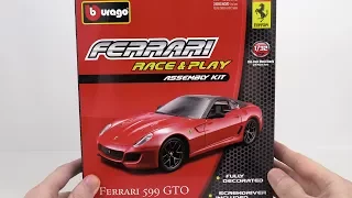 Car FERRARI 599 GTO. Toy Car for kids. Bburago. Diecast. Scale 1/32. Kids Car.