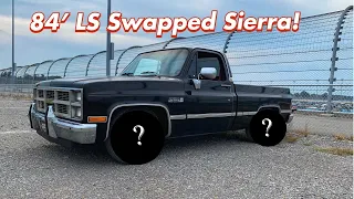 Lowering our LS SWAPPED Squarebody C10!!!