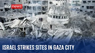 Israel-Hamas war: Israeli military strikes hundreds of targets across Gaza