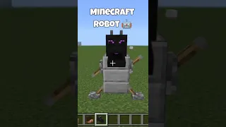 Minecraft Making Robot 🤖 #shorts #minecrafthouse #minecraftshorts #tutorial #minecraft #buildhacks