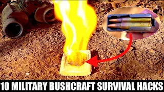 10 Military Bushcraft and Survival HACKS You Don’t Know!