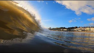 FLAWLESS Clean Surf At Boscombe Pier // Glassy Waves In Bournemouth, UK