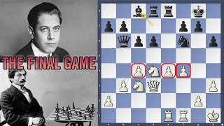 THE FINAL GAME | Lasker vs Capablanca | World Championship 1921 Game 14