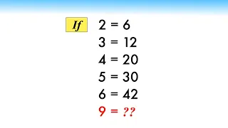 2=6 3=12 4=20 5=30 6=42 9=? || Maths Puzzle