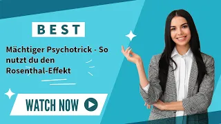 Psycho Trick - Nutzte auch du den Rosenthal-Effekt