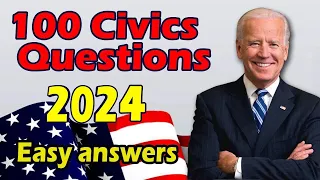 [2008 version] 100 Civics Questions & Answers [Random Order] for Naturalization Interview 2024