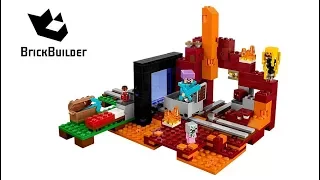 LEGO MINECRAFT 21143 The Nether Portal - Speed Build for Collecrors - Collection 57 sets