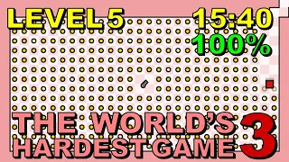 [Former WR] The World's Hardest Game 3 Level 5 in 15:40 (100%)