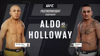 EA Sports UFC 3 Ranked Match: Holloway vs Aldo