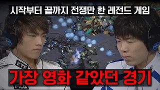 그냥 하루 종일 싸우는 레전드 경기 | 박정석 vs 최연성 | 고화질 AI 업스케일 [화질좋지!]