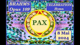 Brahms   Hymn of Celebration opus 109 - St-Michel church Hambourg - F. Brinkmann 1958