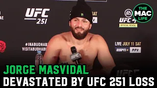Jorge Masvidal reacts to Usman loss: 'I’ll do whatever it takes to get back in front of that man'