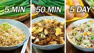 Three Fried Rice Recipes