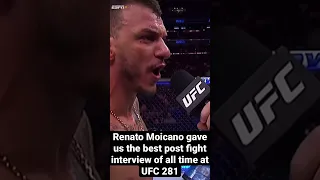 Renato Moicano gave us the best post fight interview of all time at UFC 281