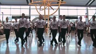 TAKE THE FLOOR Flashmob Dublin Airport