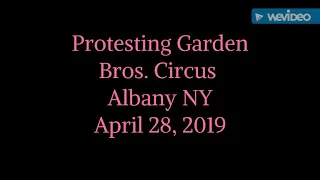 Protesting Animal Abuse at Garden Bros. Circus