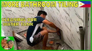 FOREIGNER BUILDING A CHEAP HOUSE IN THE PHILIPPINES - BATHROOM TILING - THE GARCIA FAMILY